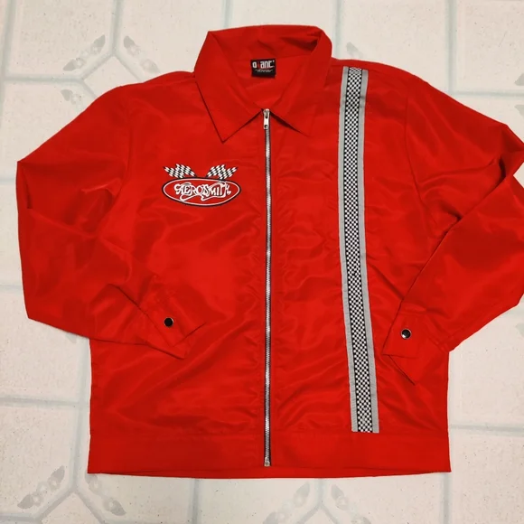 * Host Pick * Vintage Aerosmith Lightweight Tour Jacket ๐๐ค๐ค - Picture 1 of 8